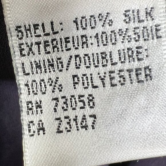 Talbots Womens 4 Purple Geometric Print A-Line Midi High Waist Skirt Silk Boho - Picture 11 of 16